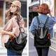 thumbnail image 5 of Mochila para mujer, bolso de hombro informal antirrobo de cuero PU, bolsos de cartera para mujer a la moda, 5 of 5