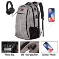 thumbnail image 6 of OPACK Large Padded Backpack for Adults, Anti-Theft RFID, USB Port, Suitable for 17" Laptop, 6 of 8