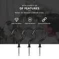 thumbnail image 2 of 30 PCS Cup Hooks, Ceiling Hanging Hooks Screw Cup Hooks Utility Black Screw-in Heavy Duty Cup Mug Hook Holders for Indoor and Outdoor Tea Cup Key Hanging (Black), 2 of 5