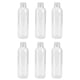 thumbnail image 1 of 6 botellas de plástico transparente de 200 ml, rellenables, vacías, con tapa de aluminio., 1 of 6