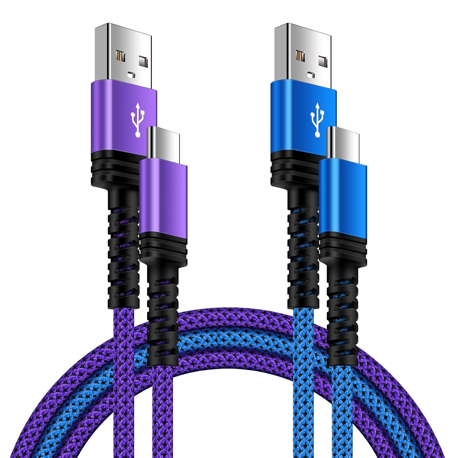 USB to USB C Charger Cable Fast Charging C Charger Cord for Samsung Galaxy S26 Ultra A17 Z Flip/Fold8 7 A36 A37 A16 S25 Edge A35 S24 FE S23 iPhone 17e 16 Plus,3ft 2Pack Type C Cable Android Phone Cor
