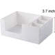 thumbnail image 4 of Organizador de maquillaje blanco con cajones para tocador, escritorio y baño, para guardar lápices labiales y más, organizador de cosméticos apilable, 4 of 8