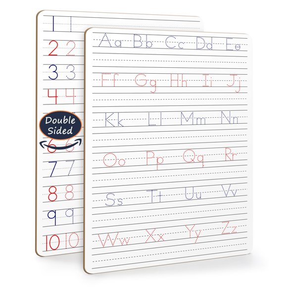 Pizarra de borrado en seco para practicar escritura a mano Scribbledo Kids, 9 x 12 pulgadas