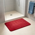 thumbnail image 6 of Leodye 1PCS Memory Foam Bath Rug, Ultra Soft Absorbent Non-Slip Mat for Indoor Bathroom and Home Decoration -15.74*23.62in, 6 of 6