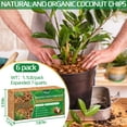 thumbnail image 3 of Halatool 6 Pcs Coconut Coir Chips for Plants - 6.6 LB 100% Organic Coco Husk Chip Bricks with Low EC and pH Balanced, Compressed Coco Substrate Growing Mulch Medium for Garden Herbs, Plants, Flowers, 3 of 8