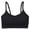 Black, variant on Motion Control Zip, High-Impact Sports Bra, Underwire Bra Women Racerback Sports Bras