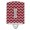 Crimson & Grey, variant on Caroline's Treasures CJ1048-ICNL Letter I Chevron Garnet and Gold Ceramic Night Light, 6x4x3", multicolor