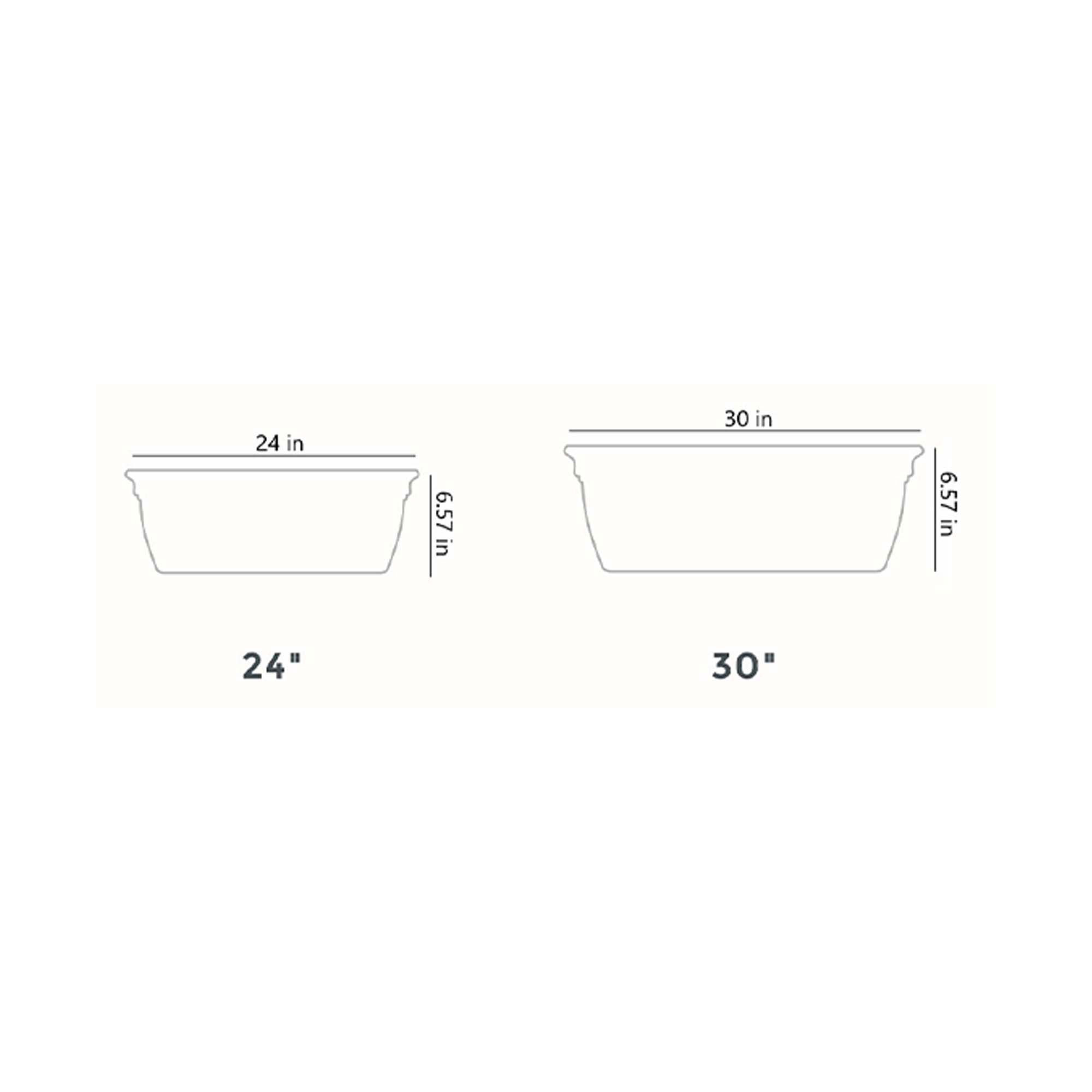 The HC Companies Window Flower Box with Removable Saucer, White (2 Pack)