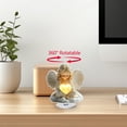 thumbnail image 5 of JoyMoreHome 2D Flat Acrylic Angel Ornament, Durable Cute Small Angel with Rotatable Base, for Tabletop, Office, Shelf, Home, 5 of 6