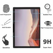 [عبوة من قطعتين] واقي شاشة EpicGadget Surface Pro 7 / Surface Pro 7 Plus - واقي شاشة زجاجي مقوى مقاوم للخدش وخالٍ من الفقاعات لهاتف Microsoft Surface Pro 7 / Surface Pro 7 Plus مقاس 12.3‑ بوصة