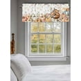 thumbnail image 3 of Fall Fox Pumpkin Valances for Windows, Rod Pocket Kitchen Valance Curtains - Soft & Washable Small Window Treatment for Living Room,&nbsp;Bathroom, Autumn Thanksgiving, 54x18inch, 3 of 9