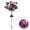 Purple, variant on Memorial Garden Bloom Lights Featuring -Realistic Artificial Petals, Solar-Powered & Weatherproof, Solar Azalea Flower Decor Stake Lights Outdoor for Cemetery Yard Patio