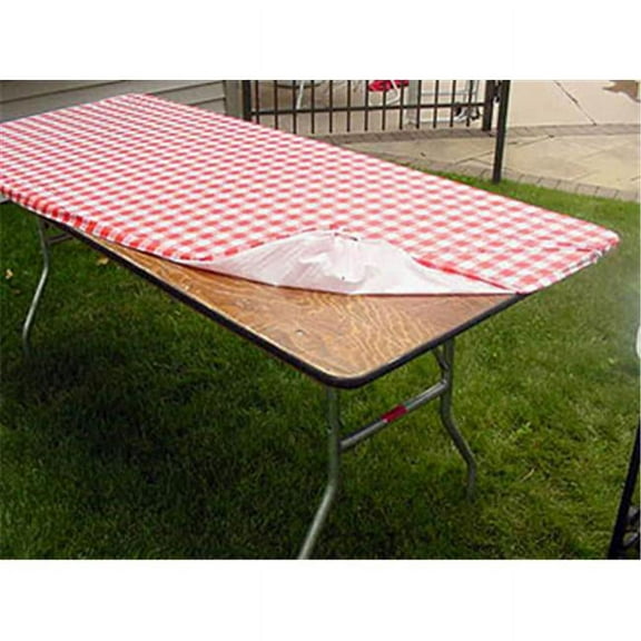 24 Inch X 72 Inch Kwik-Cover- Red Gingham- Pack of 25