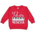 thumbnail image 2 of Inktastic Future Musician Piano Music Toddler Sweatshirt, 2 of 4