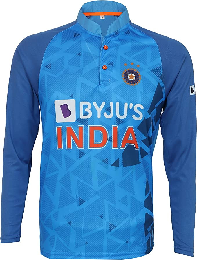 KD Cricket India Jersey World T20 Fan Supporter Jersey Cricket Uniform