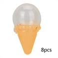 thumbnail image 1 of 8pcs lindo helado de forma redonda caja de dulces boda baby shower regalo caja de dulces (amarillo), 1 of 7