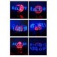 thumbnail image 3 of Kit de LED giratorio esférico de doble eje con pantalla de reloj a color, control remoto, microcontrolador, kit electrónico DIY con descargador., 3 of 5