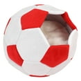 thumbnail image 2 of Lit de Grotte pour Animaux de Compagnie, Hiver Chaud Forme de Football Semi-Fermé Simple But Chat pour Chats Chatons Chiots Petits Animaux de Compagnie, 2 of 7