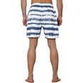 thumbnail image 3 of INSPIRAR CHIC Pantalones de baño de verano para hombres con patrón de teñido anudado, cintura elástica, 32 multicolores, 3 of 5