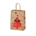 thumbnail image 2 of Bolsas de Papel Kraft Navideñas, Bolsas de Regalo con Asas, Bolsas para Aperitivos Navideños, Bolsas de Papel para Fiestas, Bolsas de Regalo para Fiestas, Suministros para Fiestas, 27 Cm X 21 Cm X 11, 2 of 6