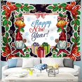 thumbnail image 5 of Tapiz de Navidad para colgar en la pared, tapiz de chimenea para sala de estar, dormitorio, decoración de dormitorio, tapices, tapiz colgante de pared, tapiz psicodélico Sailing Electrónica, 5 of 5