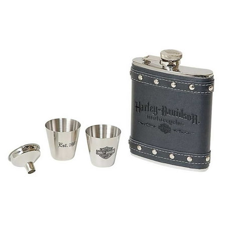 Harley-Davidson Motorcycle Flask Gift Set HDL-18505, Harley Davidson