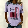 thumbnail image 2 of ASDFVBKG 250th Anniversary Usa Sweatshirt for Women Crewneck Patriotic Shirts, 1776-2026 250th Anniversary Memorial Day Crewneck Tops for Women Purple XL, 2 of 4