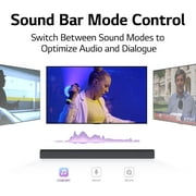 LG 5.1.3 Channel Soundbar with Dolby Atmos and Rear Surround Speakers, S80TR