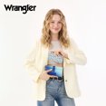 thumbnail image 5 of Wrangler Wallet for Women Leopard Print RFID Wallets Bifold Ladies Clutch Wallet, Navy, 5 of 6