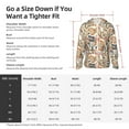 thumbnail image 6 of Goofa Floral Paisley Printed Women's UPF 50+ Sun Protection Hoodie Jacket Lightweight Long Sleeve Sun Shirt for Women with Pocket Hiking Outdoor-X-Large, 6 of 9