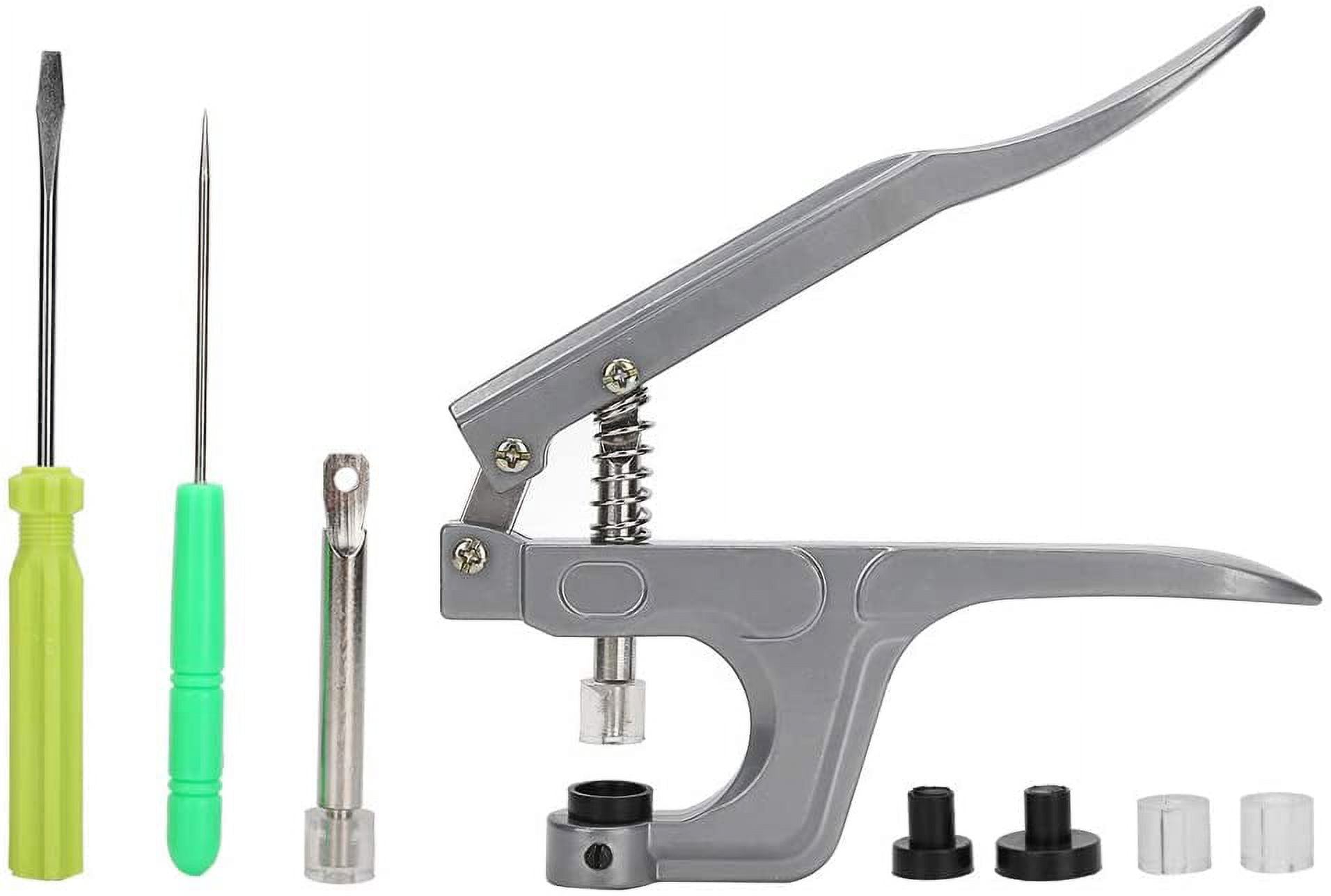 ABCISI Rivet Press, No Disassembly Required Durable Lightweight and Portable Aluminum Material Snap Installation Tool for Leather Crafting for Sewing Clothing
