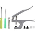 thumbnail image 2 of ZOUSSIQI Rivet Press, No Disassembly Required Durable Lightweight and Portable Aluminum Material Snap Installation Tool for Leather Crafting for Sewing Clothing CA919-44746, 2 of 8