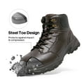 thumbnail image 2 of NORTIV 8 Steel Toe Boots for Men Safety Construction Work Boots,Waterproof, 2 of 9