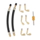 thumbnail image 1 of Adaptador de válvula de neumático de extensión flexible con extensión de vástago de válvula de neumático de 45 grados, 90 grados y 135 grados para coche, camión, autocaravana, remolque, RV, 1 of 14