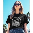 thumbnail image 3 of Vintage Train Womens Tshirt Graphic Tees Cotton Crew Neck T-Shirts, Casual Short Sleeve Shirts for Women Teen Girl Retro Style, 3 of 3