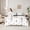 White Gold 05, variant on Feelyou Mystic Snake Animal Bedding Comforter Set 7pcs, White Gold Aztec Full Bedding Set