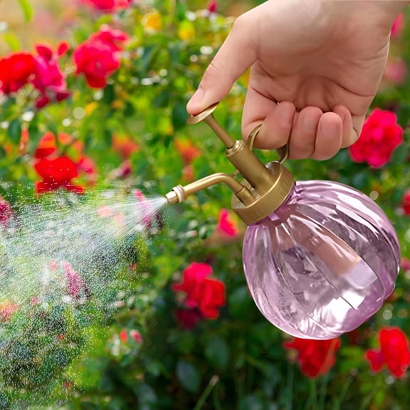 Spray Bottle,Hair Spray Bottle,200ml/6.76oz Pumpkin Plastic Spray Bottle Gardening Supplies Colorful Small Spray Bottle,Spray Bottles For Cleaning,Hair Spray Bottles,Plant Spray Bottle(Pink)