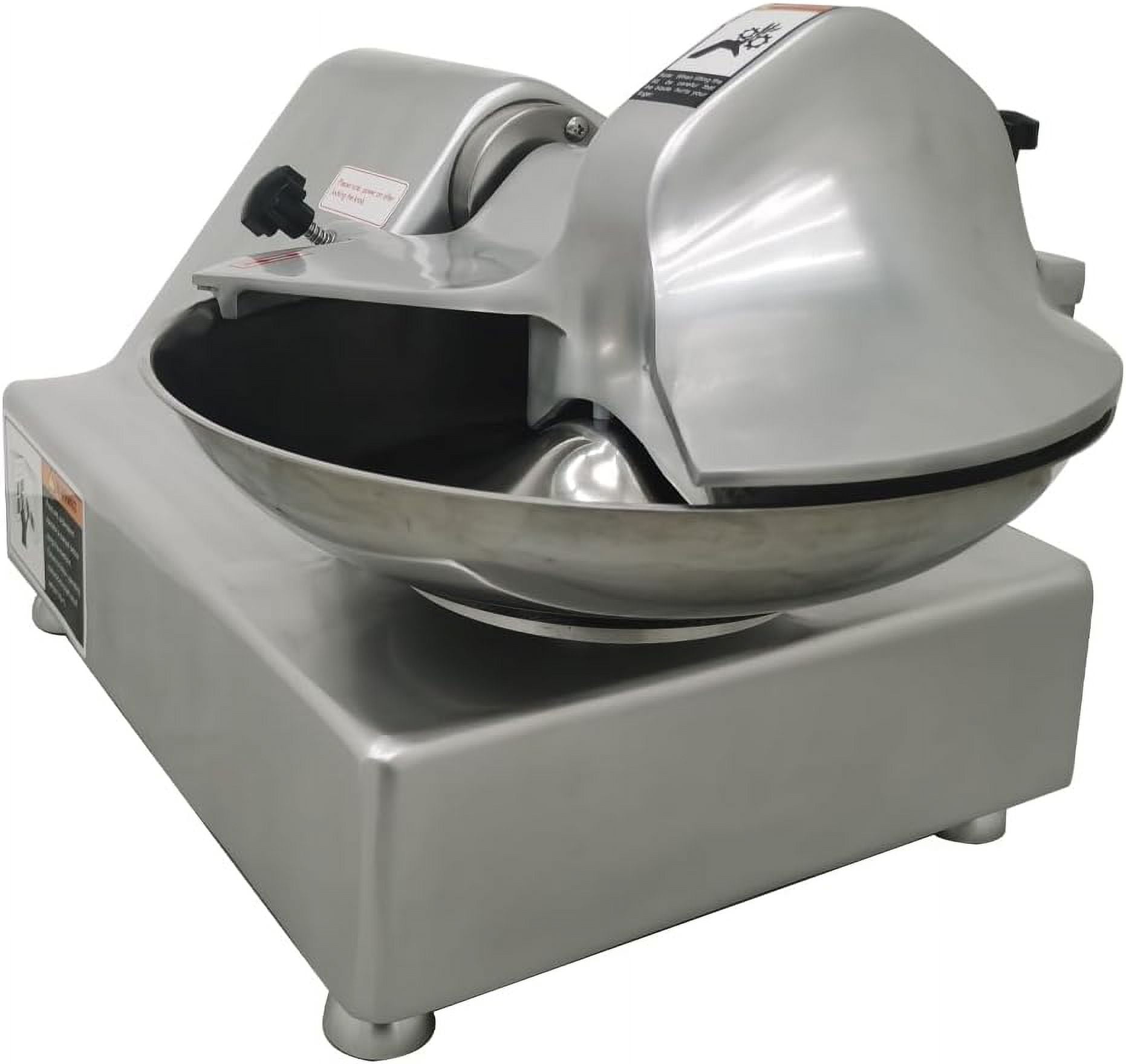 PreAsion 5.5L Meat Vegetable Prep Food Processor Commercial Food Processor Electric Food Chopper 110V