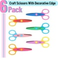 thumbnail image 2 of Mr. Pen- Craft Scissors Decorative Edge, 6 Pack, Zig Zag Scissors, 2 of 7