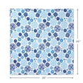 thumbnail image 3 of Papel de regalo Hallmark, tela de algodón con forma de copos de nieve azul de 66 cm, 3 of 6