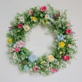 thumbnail image 7 of Artificial Spring Wreath, Artificial Summer Wreath Flower Wreaths for Front Door Wall Wedding Festival Farmhouse Outside Home Indoor Outdoor Decor, 7 of 7