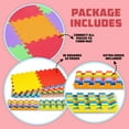 thumbnail image 7 of ToyVelt Foam Puzzle Floor Mat for Kids – Vibrant Interlocking Play Mat with Educational Alphabet Tiles, 7 of 7
