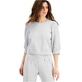 thumbnail image 2 of INC Heather Belle Sudadera para mujer, gris, pequeña, 2 of 2