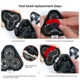 thumbnail image 5 of Series 5000 Replacement Head, Washable Replacement Blade Easy To Install And Remove, High Precision Cutting System For A Close And Comfortable Shave, Designed For Men’s Facial, 5 of 5