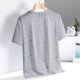 thumbnail image 5 of Tops para hombre, blusas y camisas de cuello redondo y manga corta para hombre, camiseta deportiva informal de manga corta con cuello redondo transpirable de seda de hielo para hombre, blusa para homb, 5 of 8