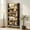 Black, variant on MAYEERTY 4-Tier Slim Rolling Storage Cart, Lockable Wheels Narrow Gap Organizer for Kitchen Bathroom Office