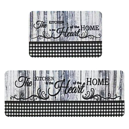 

Furenl Carpet Washable Bath Mat Kitchen Carpet (2 Pieces) S Kitchen Carpet Washable Cushion Comfortable Kitchen Carpet Set 2Pcs Carpet