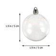 thumbnail image 2 of WASHWEPE 12Ud Bolas Colgantes Transparentes Para Árbol De Ideal Para Y Centros Comerciales, 2 of 8