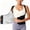 Silver, variant on Womens Shapewear Tummy Control Short Sleeve Scoop Neck Waist Trainer Tank Top Stretch Workout Body Shaper Womans Clothes Silver XXL