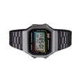 thumbnail image 3 of Casio Vintage Digital UNO Collaboration Model Stainless Steel Bracelet Quartz A168WEUC-1A Unisex Watch, 3 of 3